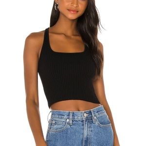 Free People Intimately Lemon Lime Cami in Black